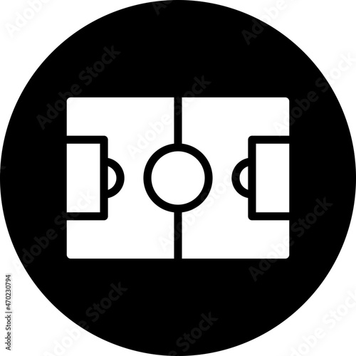 football field glyph icon
