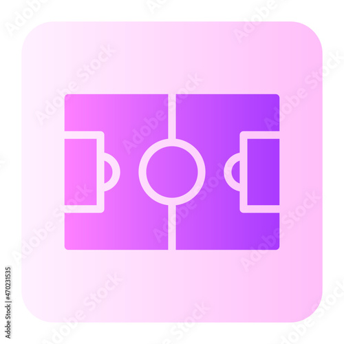 football field gradient icon