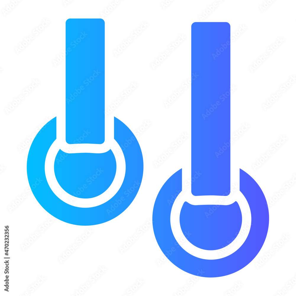 athlete gradient icon athlete gradient icon