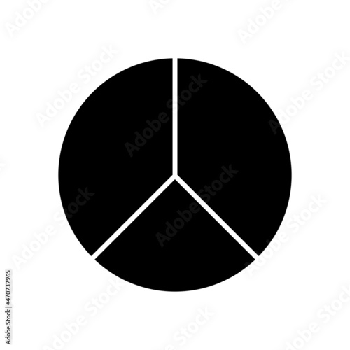 peace icon, pacifist vector, peaceful illustration