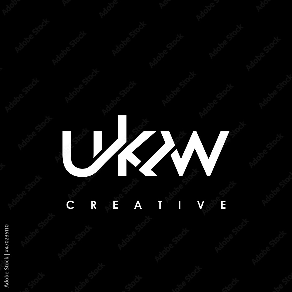 UKW Letter Initial Logo Design Template Vector Illustration UKW Letter Initial Logo Design Template Vector Illustration