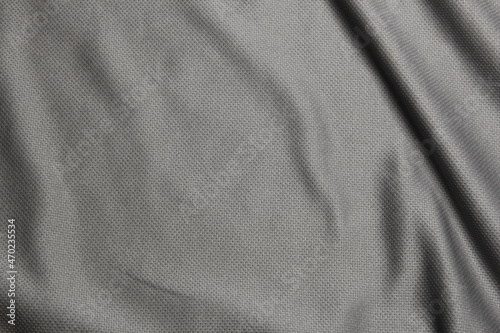 Gray fabric texture background. Gray polyester 