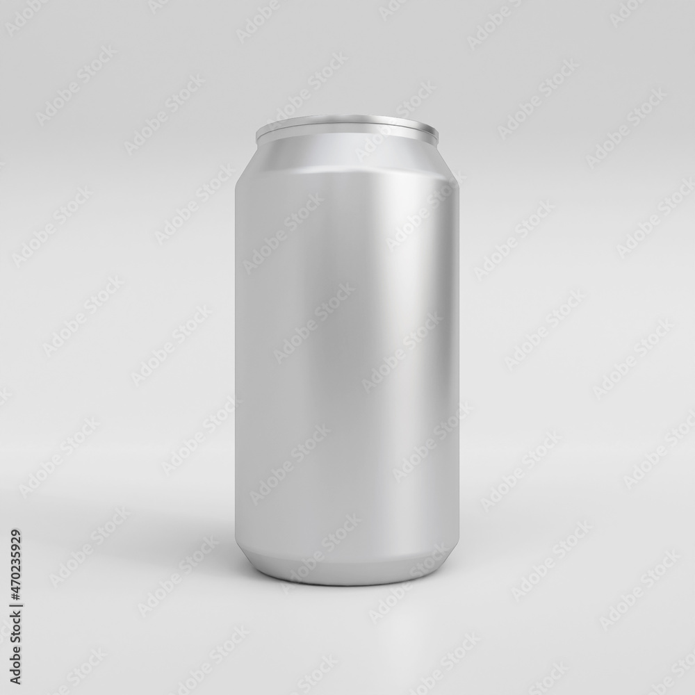 soda can mockup. Template for mock up your design. 3d illustration soda can mockup. Template for mock up your design. 3d illustration
