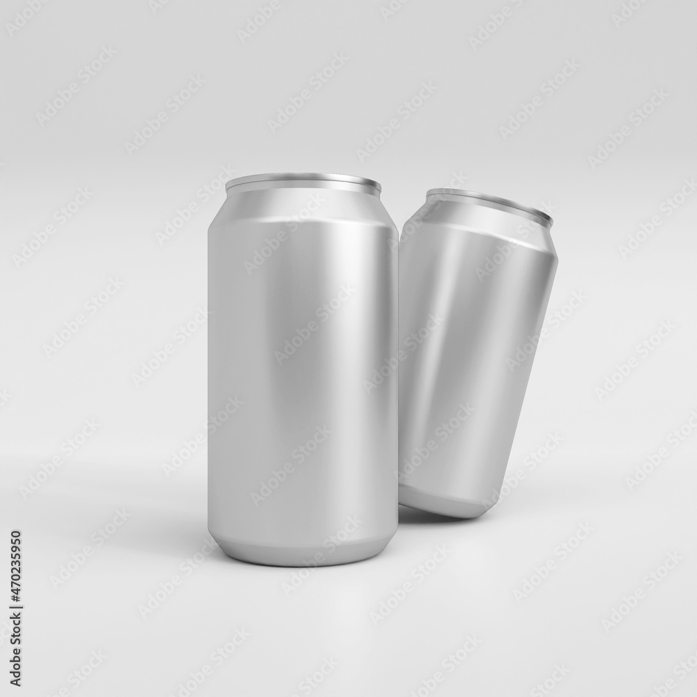 soda can mockup. Template for mock up your design. 3d illustration soda can mockup. Template for mock up your design. 3d illustration