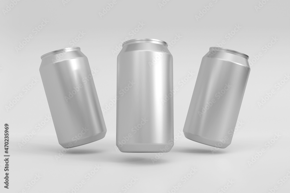 soda can mockup. Template for mock up your design. 3d illustration soda can mockup. Template for mock up your design. 3d illustration