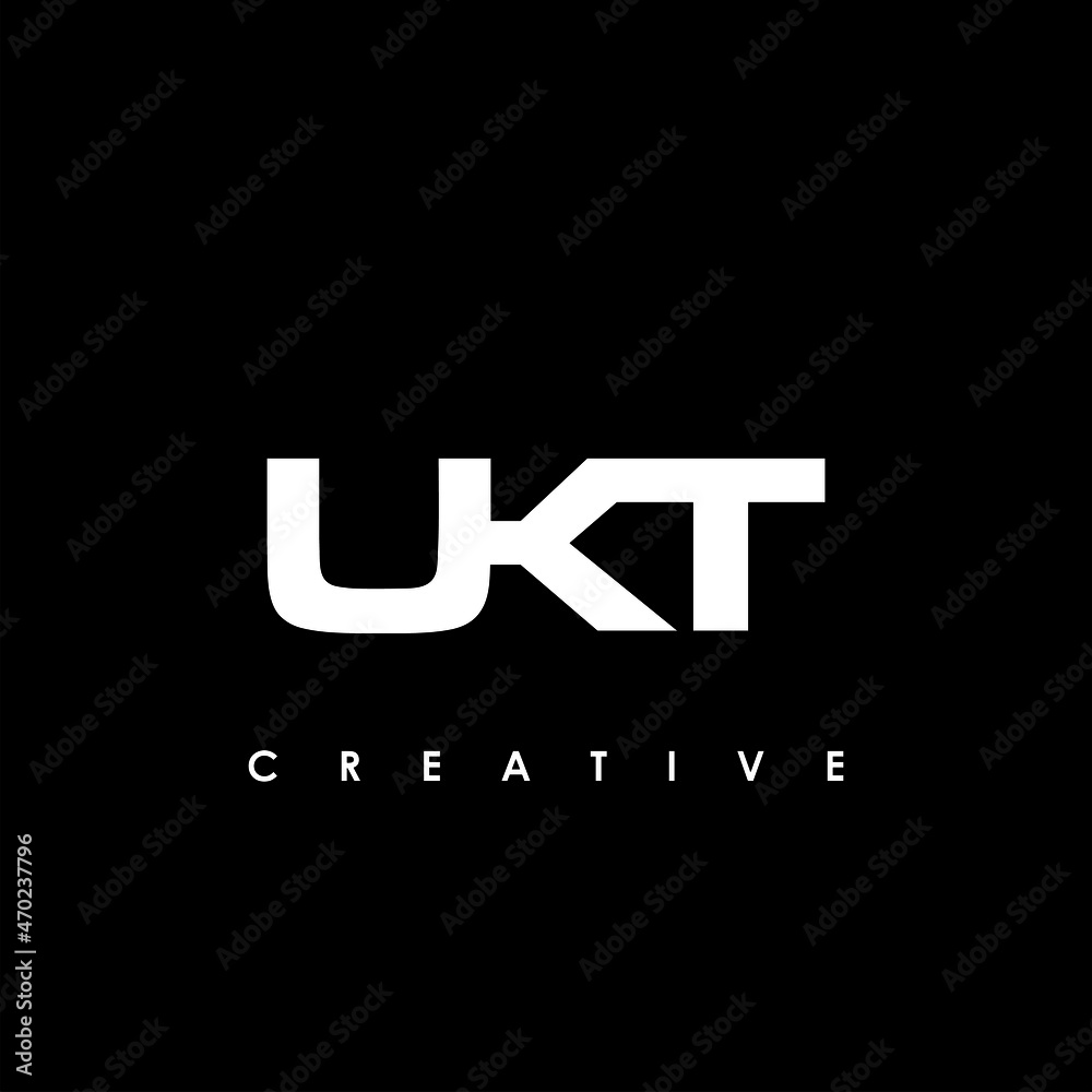 UKT Letter Initial Logo Design Template Vector Illustration