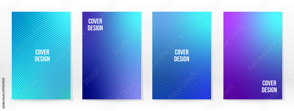 Minimal Poster. Pastel Soft. Blue Gradient Set. Minimal Poster. Pastel Soft. Blue Gradient Set.