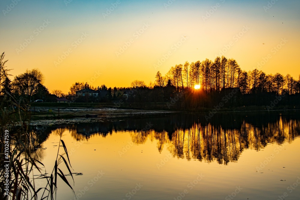Fototapeta premium zachód słońca