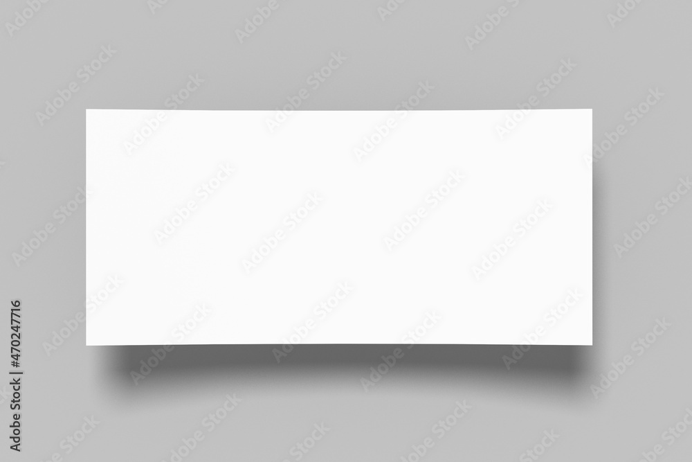Blank white gift voucher Cards isolated color background with shadow minimal concept 3D rendering Blank white gift voucher Cards isolated color background with shadow minimal concept 3D rendering