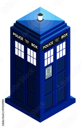 Classic british police box. 