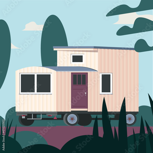 Tiny House Illustration