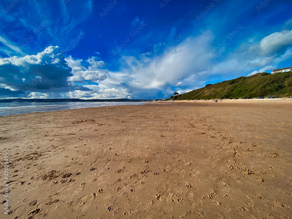 Obraz premium Exmouth beach and coast in Devon