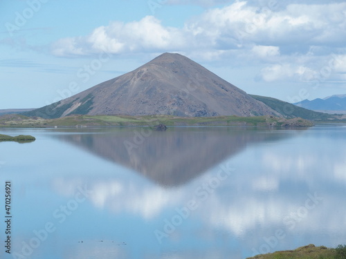 Lake Myvatn and the surrounding meadows form one of the most magnificent landscapes in Iceland