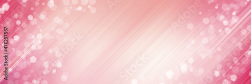 Pink glowing background. Diagonal abstract texture. Slanting lines of light.