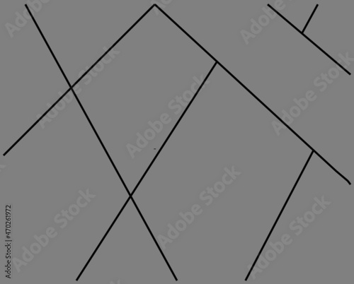Design geometric lines on a gray background vector
