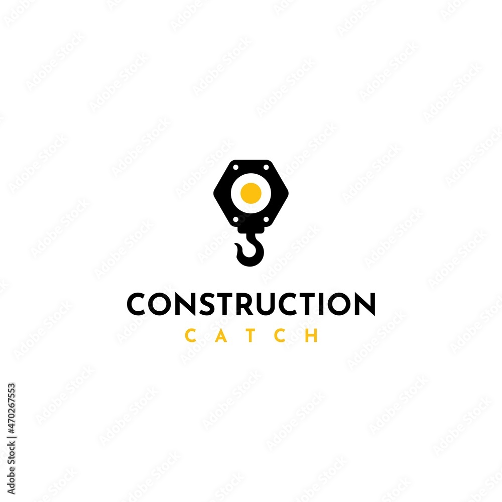 Crane Hook Logo Template Design Vector, Emblem, Concept Design, Creative Symbol, Icon Crane Hook Logo Template Design Vector, Emblem, Concept Design, Creative Symbol, Icon