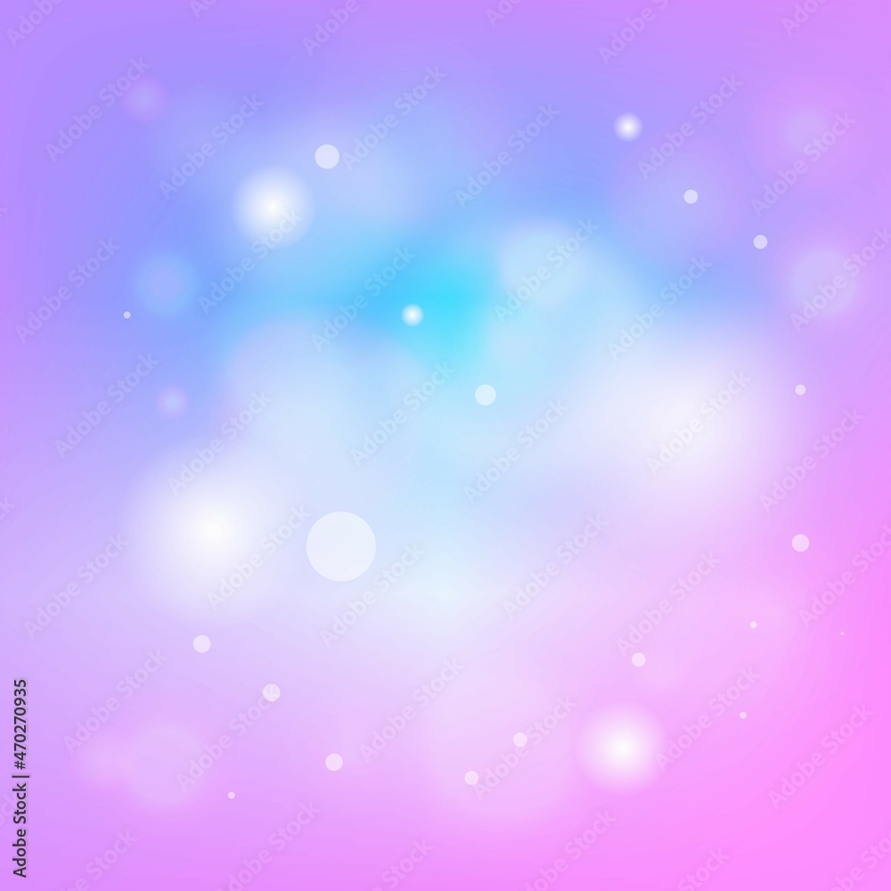 Pink bokeh background with blue shade and blurring effect