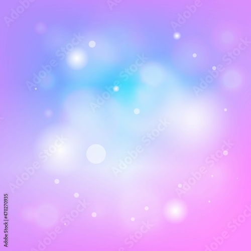 Pink bokeh background with blue shade and blurring effect