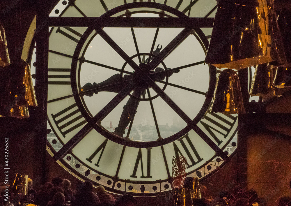 オルセー美術館の時計。Clock of the Musée d'Orsay.