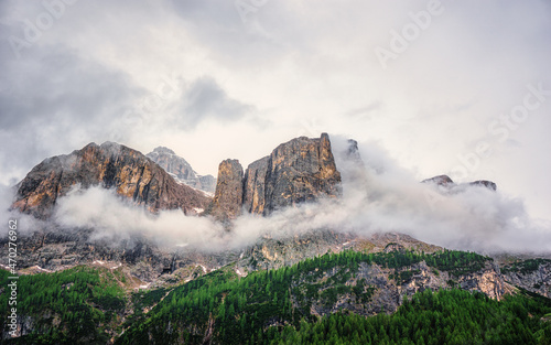 Clouds over the Dolomites