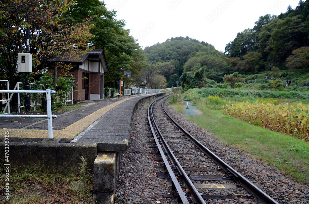 Obraz premium 駅の風景