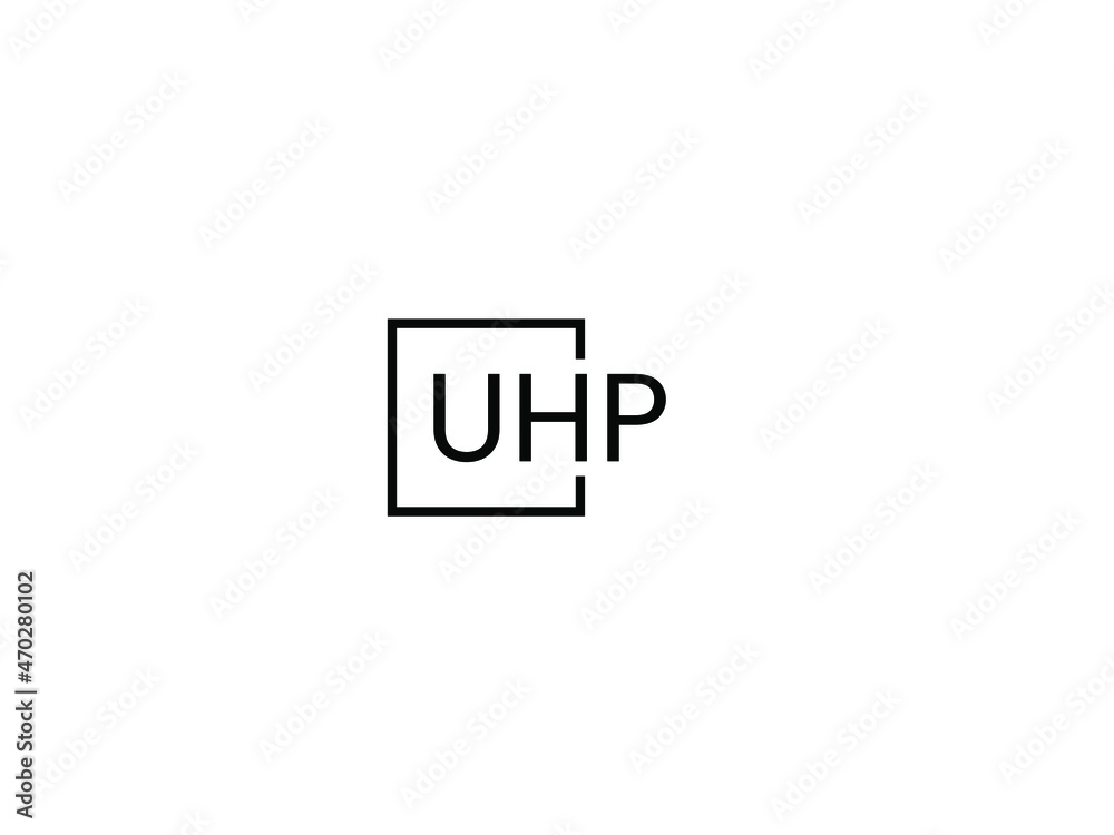 UHP letter initial logo design vector illustration UHP letter initial logo design vector illustration