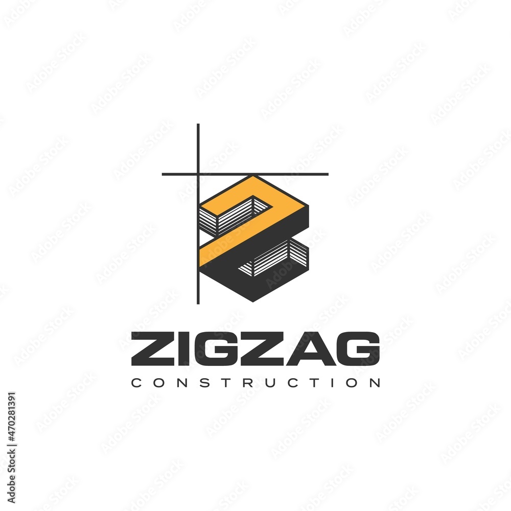 Modern Masculine Geometric Logo design for Construction Industrial Business Modern Masculine Geometric Logo design for Construction Industrial Business