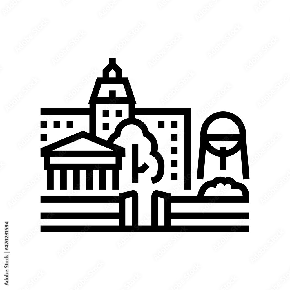 museum gallery art object construction line icon vector. museum gallery art object construction sign. isolated contour symbol black illustration museum gallery art object construction line icon vector. museum gallery art object construction sign. isolated contour symbol black illustration