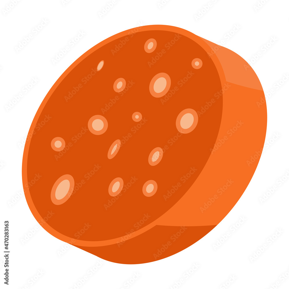 sliced sausage sliced sausage