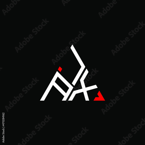 JAX letter logo creative design. JAX unique design
 photo
