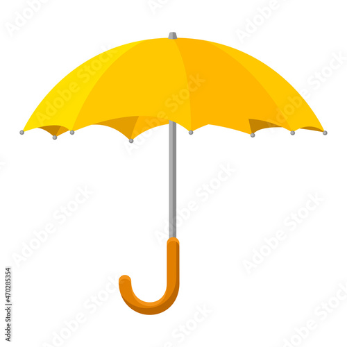 yellow umbrella
