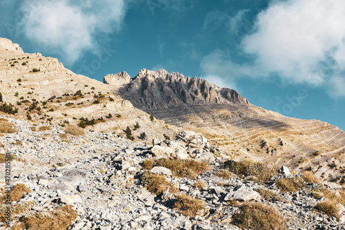 Mount Olympus in the morning in autemn, Greece photo