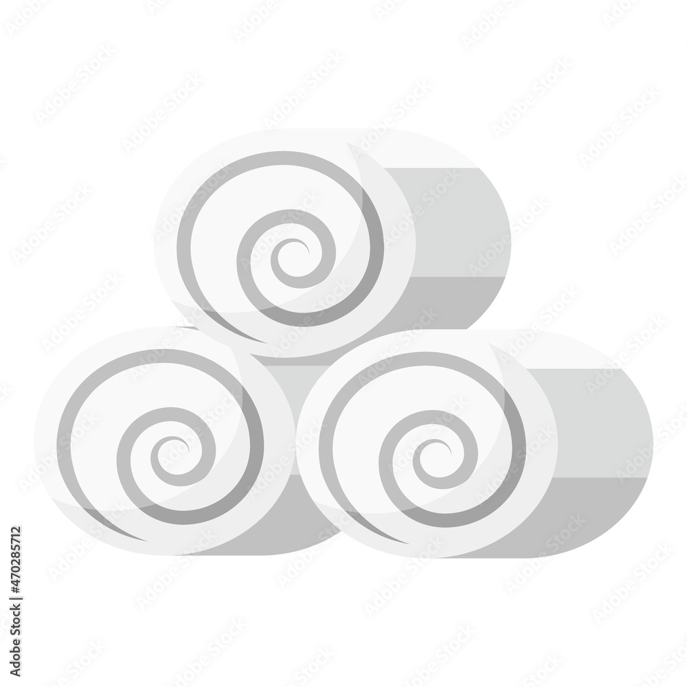 stack of towel rolls stack of towel rolls