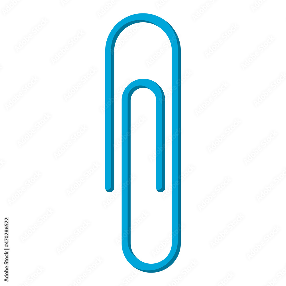 blue paperclip blue paperclip