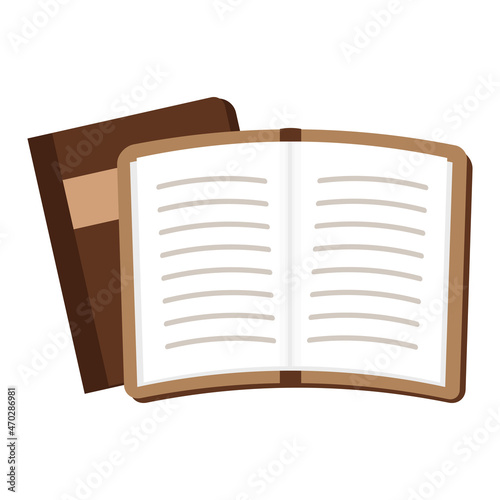 opened book