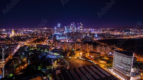 Wallpaper Mural Amazing time lapse in city center of Moscow, Russia. Torontodigital.ca