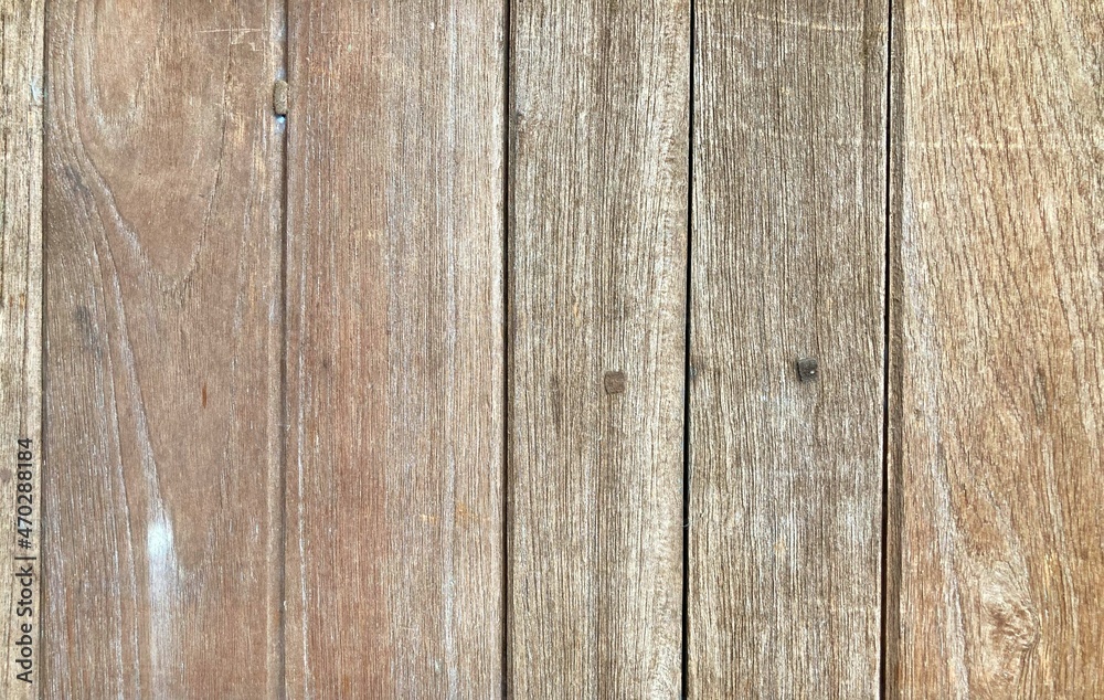 Fototapeta premium vertical old wooden floor For making backdrops or backgrounds