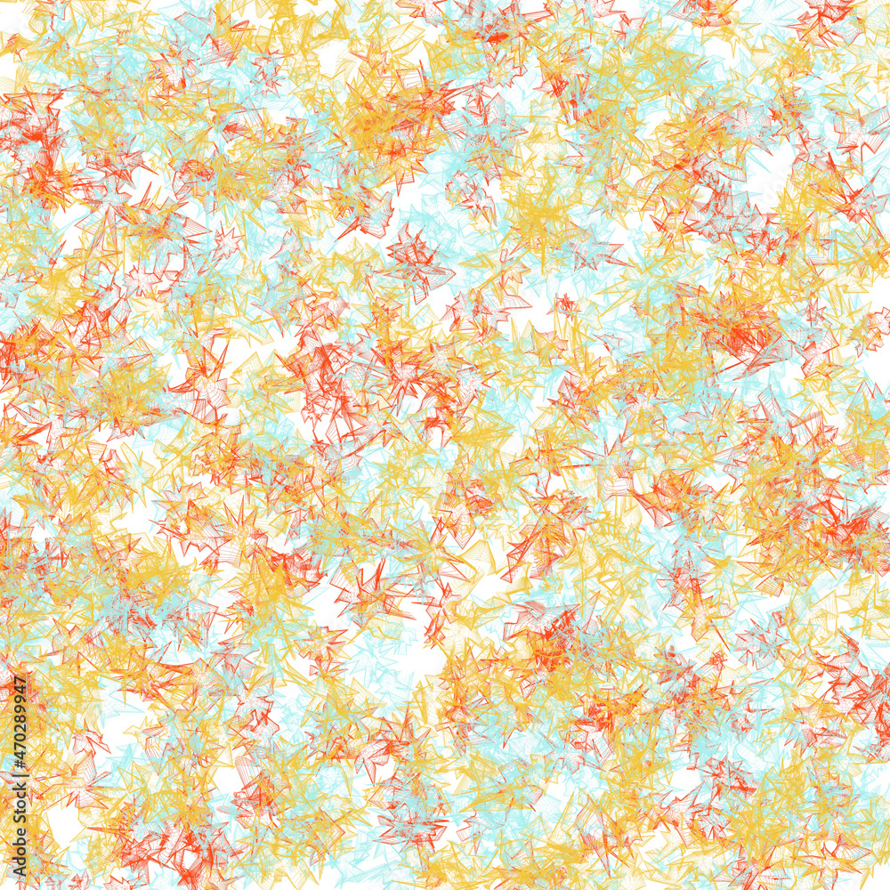 Abstract spring brush strokes on the white background, seamless pattern