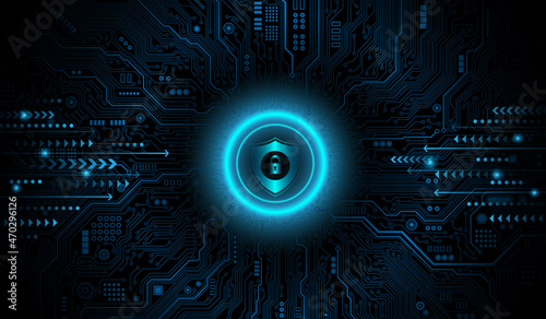 Data protection privacy.Cyber security network.Digital security.security guard. Touch the future. Futuristic fingerprint.	