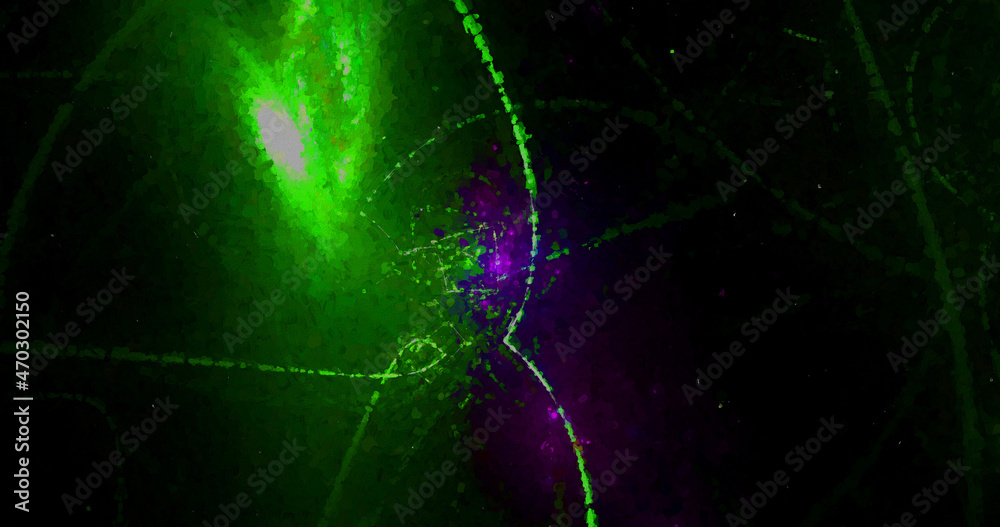 abstract light green point colorful space galaxy grunge luxury nebula pattern with distressed galaxy nebula on dark black.