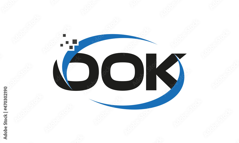 dots or points letter OOK technology logo designs concept vector Template Element dots or points letter OOK technology logo designs concept vector Template Element