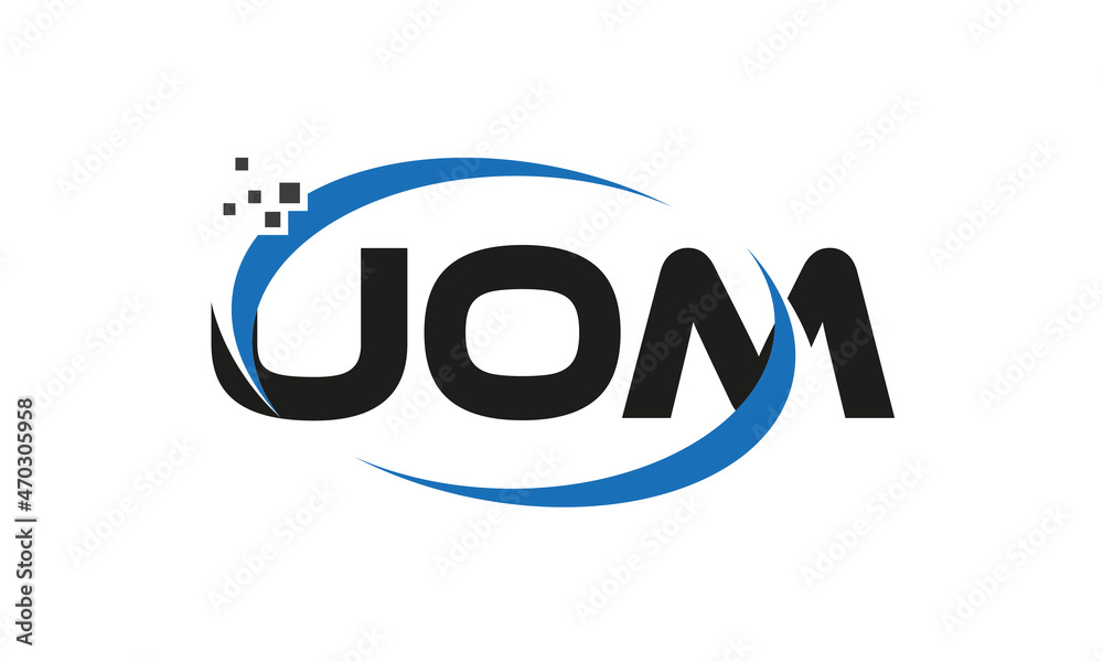 dots or points letter UOM technology logo designs concept vector Template Element dots or points letter UOM technology logo designs concept vector Template Element