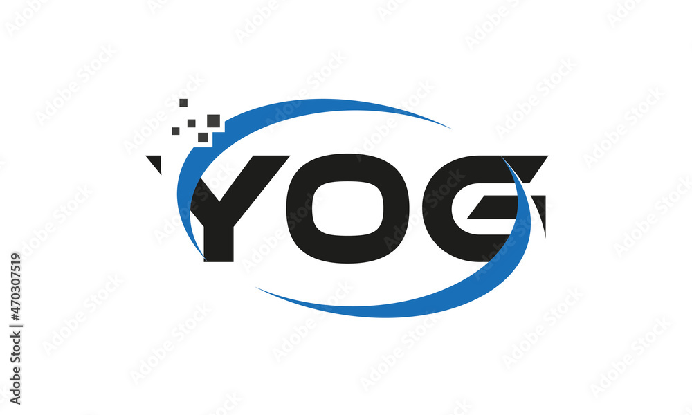 dots or points letter YOG technology logo designs concept vector Template Element dots or points letter YOG technology logo designs concept vector Template Element