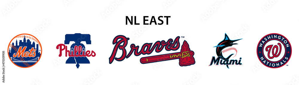 Major League Baseball MLB. National League NL. NL East. New York