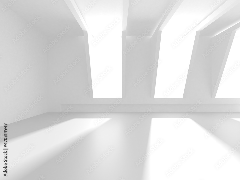 Abstract White Architecture Design Concept Abstract White Architecture Design Concept