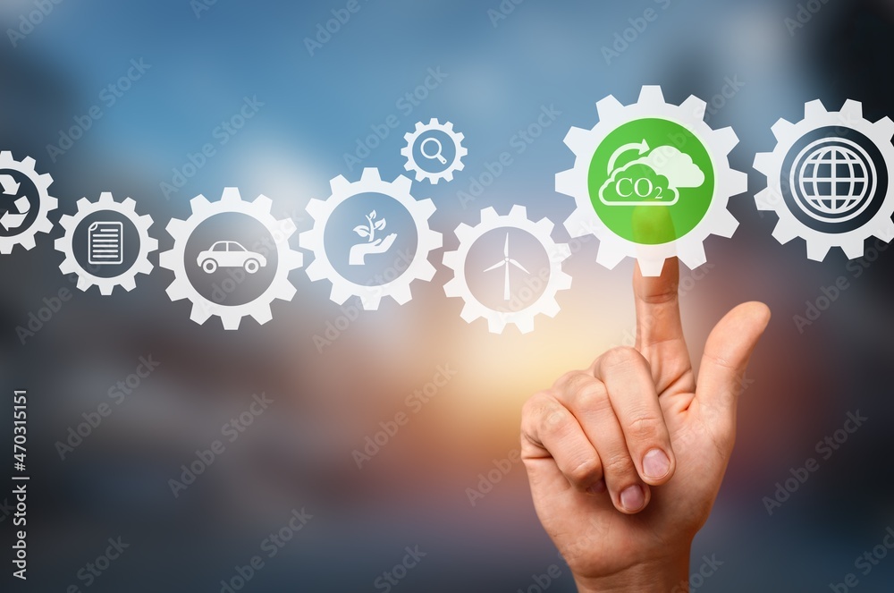 Reduce CO2 emissions and carbon footprint to limit global warming and ...