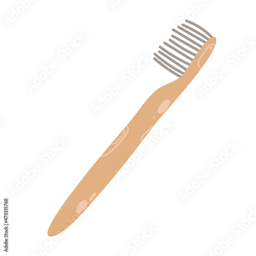 Wooden toothbrush  Zero waste lifestyle, natural material