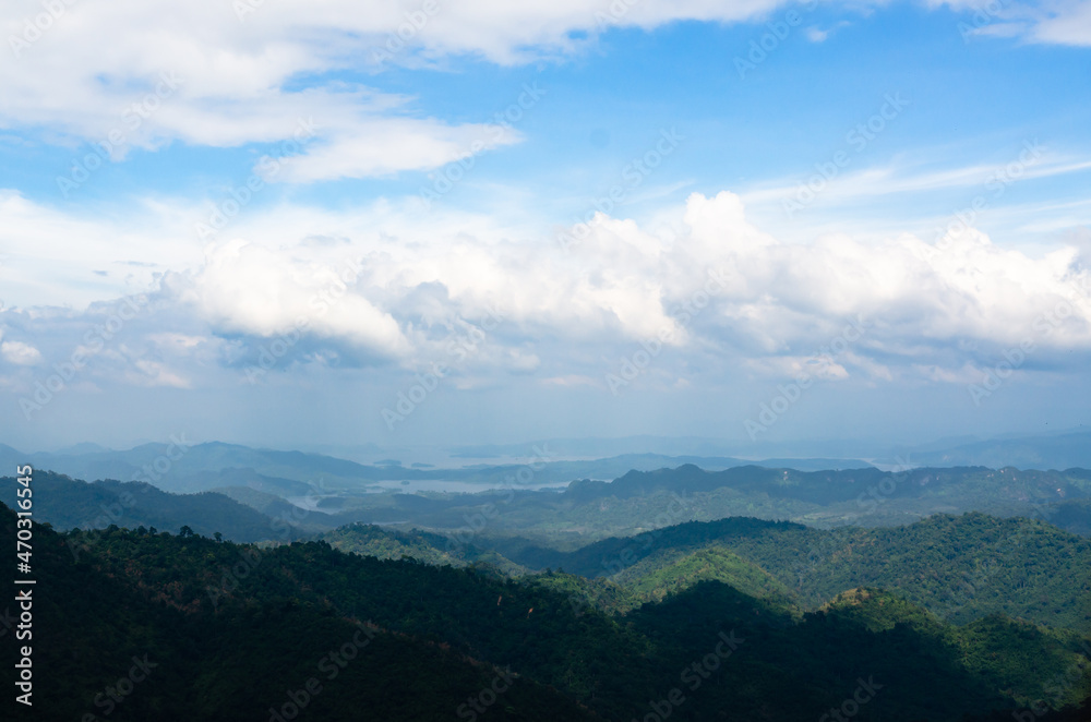 Mountain view taken from the national park