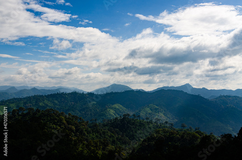 Mountain view taken from the national park