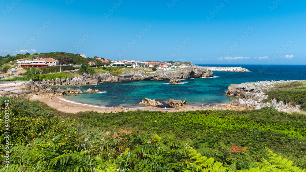 Playa de Toro near Llanes, a small town in the northern coastline of Spain (Asturias)